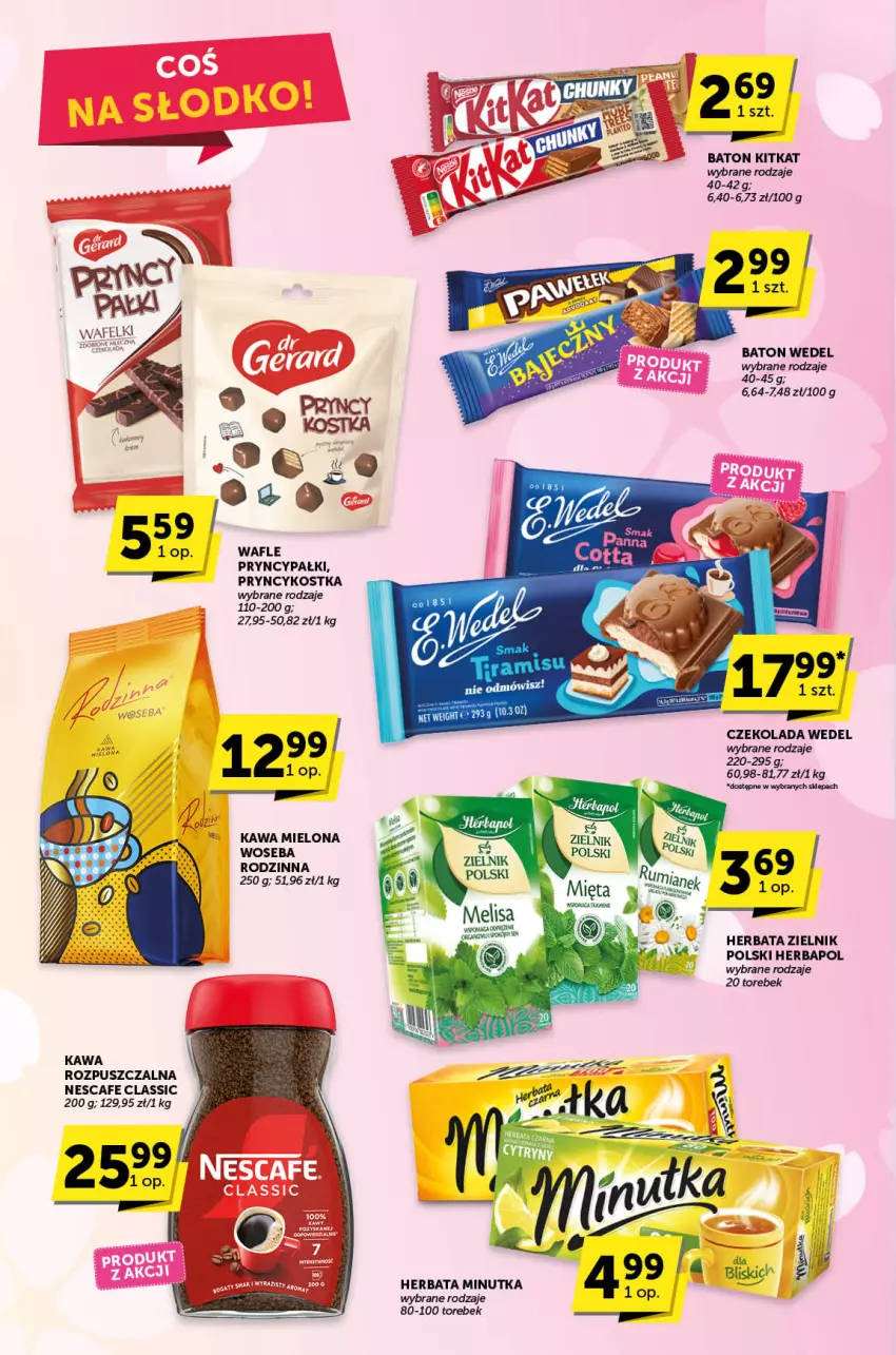 Gazetka promocyjna ABC - ważna 30.04 do 13.05.2025 - strona 10 - produkty: Baton, Czekolada, Herbapol, Herbata, Kawa, Kawa mielona, Woseba