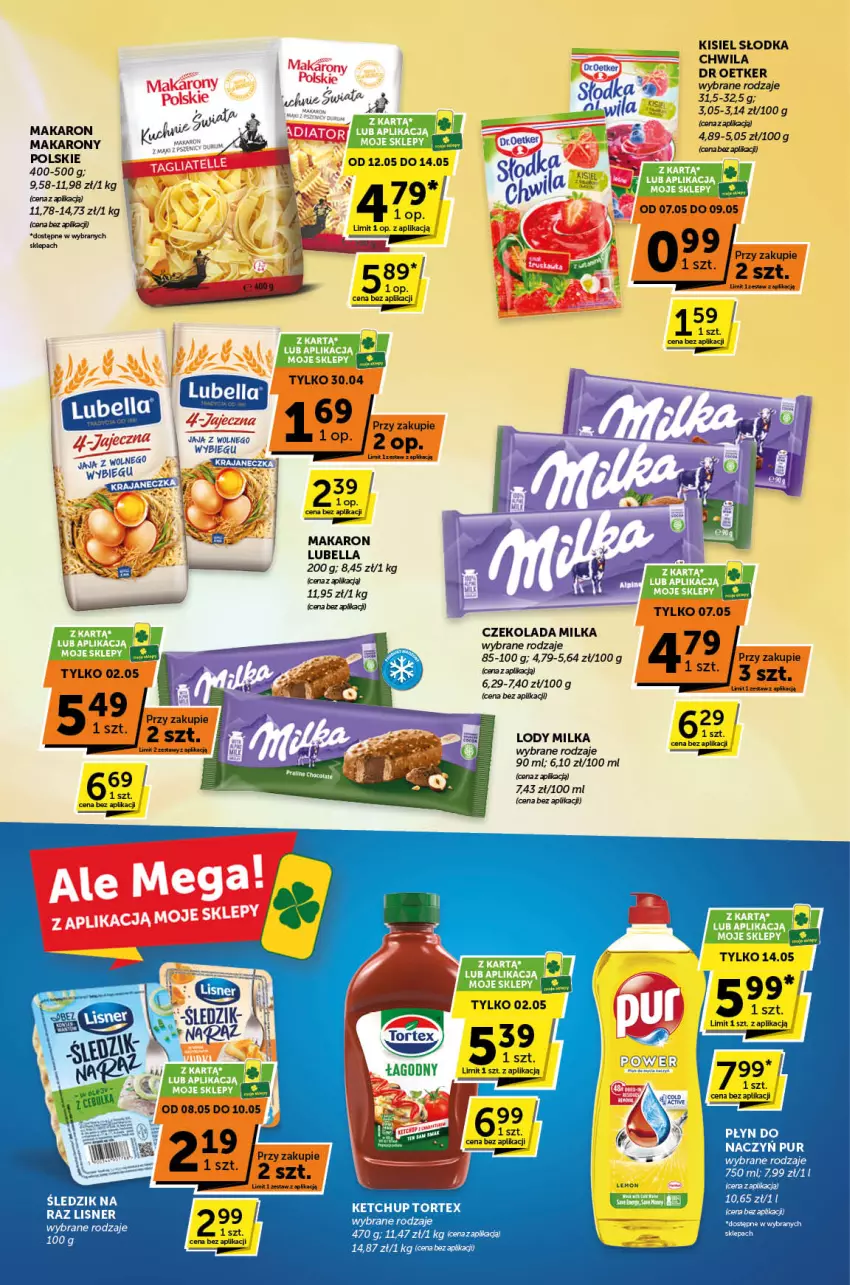 Gazetka promocyjna ABC - ważna 30.04 do 13.05.2025 - strona 5 - produkty: Bell, Bella, Czekolada, Jaja, Lody, Lubella, Makaron, Milka