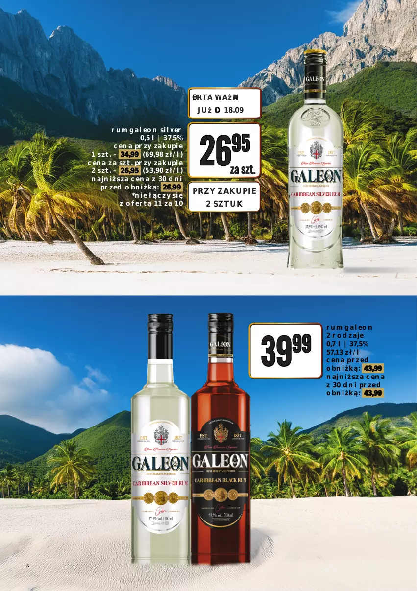 Gazetka promocyjna Dino - Katalog alkoholowy - ważna 21.09 do 26.09.2026 - strona 6 - produkty: Leon, Rum