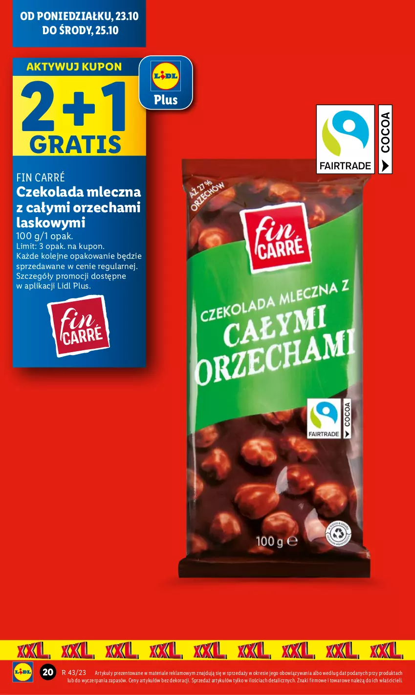 Gazetka promocyjna Lidl - GAZETKA - ważna 23.10 do 25.10.2023 - strona 24 - produkty: Czekolada, Czekolada mleczna, Gra, Olej