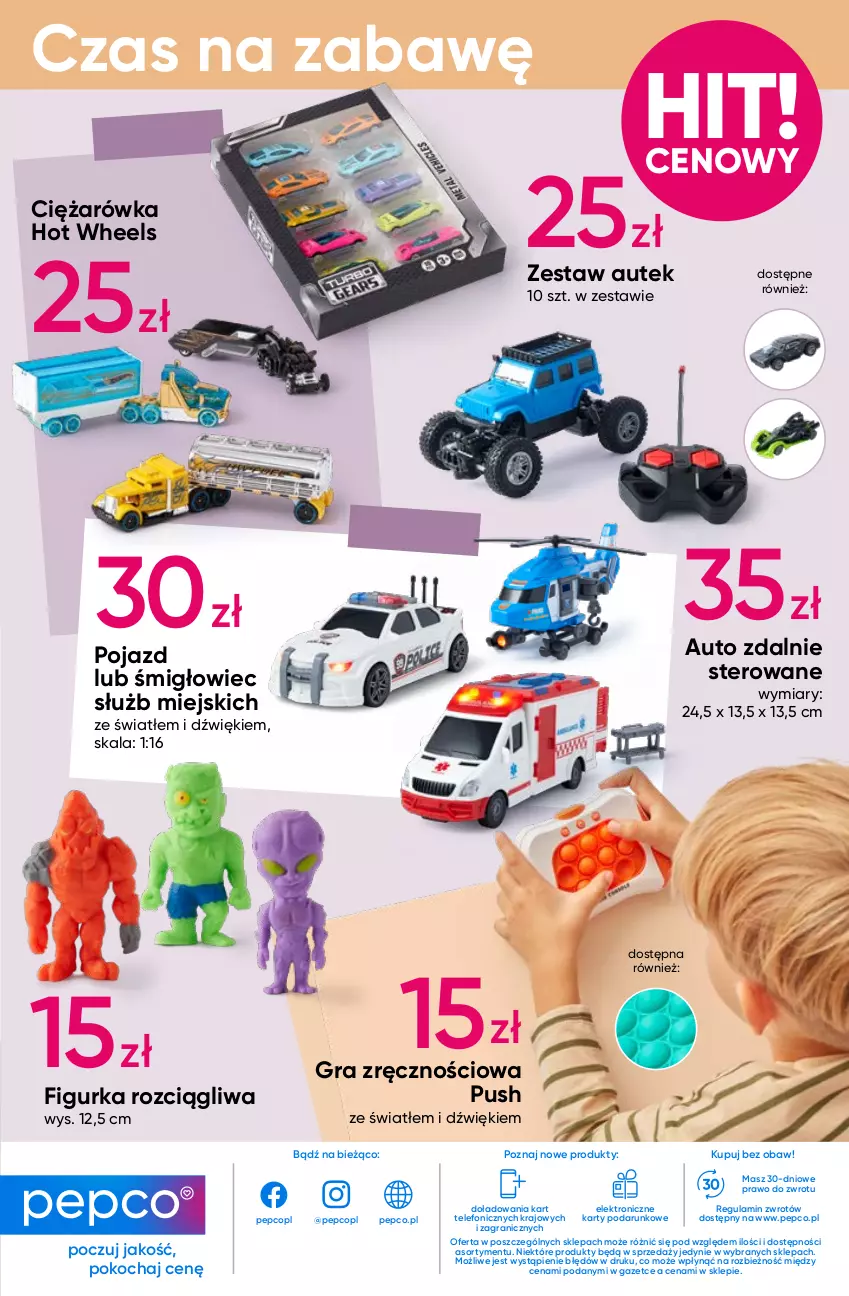 Gazetka promocyjna Pepco - Przytulna jesień - ważna 26.09 do 09.10.2024 - strona 9 - produkty: Gra, Hot Wheels, Koc, Pojazd, Telefon