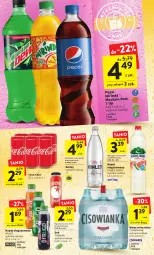 Gazetka promocyjna Intermarche - Gazetka Intermarche - Gazetka - ważna od 08.02 do 08.02.2023 - strona 30 - produkty: Sok, Mirinda, Pepsi, Tymbark, Woda mineralna, Napój niegazowany, Woda, Napój, Cisowianka