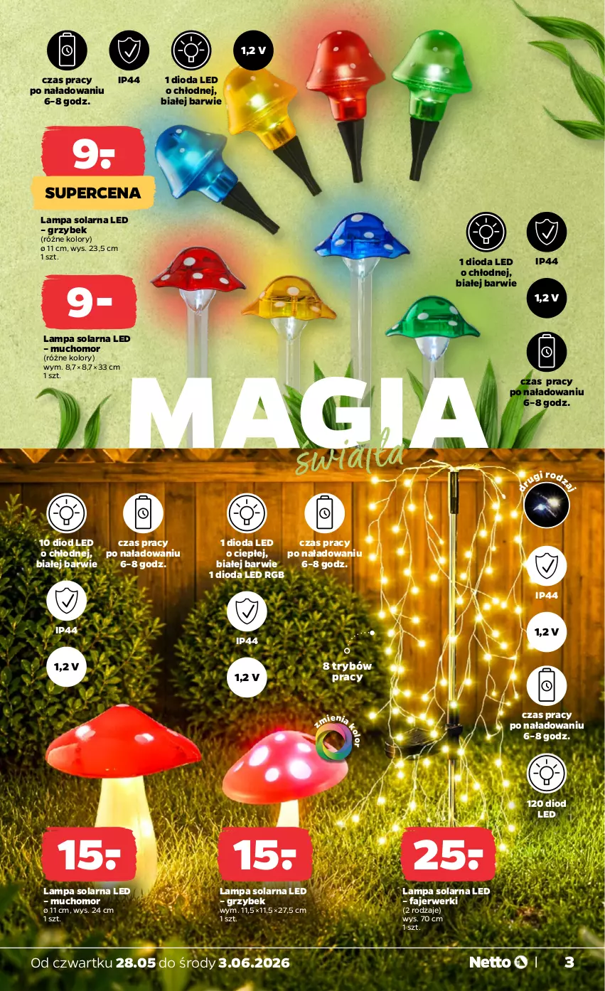Gazetka promocyjna Netto - Od Czwartku - ważna 28.05 do 03.06.2026 - strona 3 - produkty: Fa, Lampa
