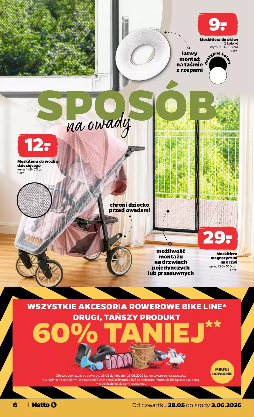 Gazetka promocyjna Netto - Od Czwartku - ważna 28.05 do 03.06.2026 - strona 6 - produkty: Drzwi, Dzieci, Gra, Rower