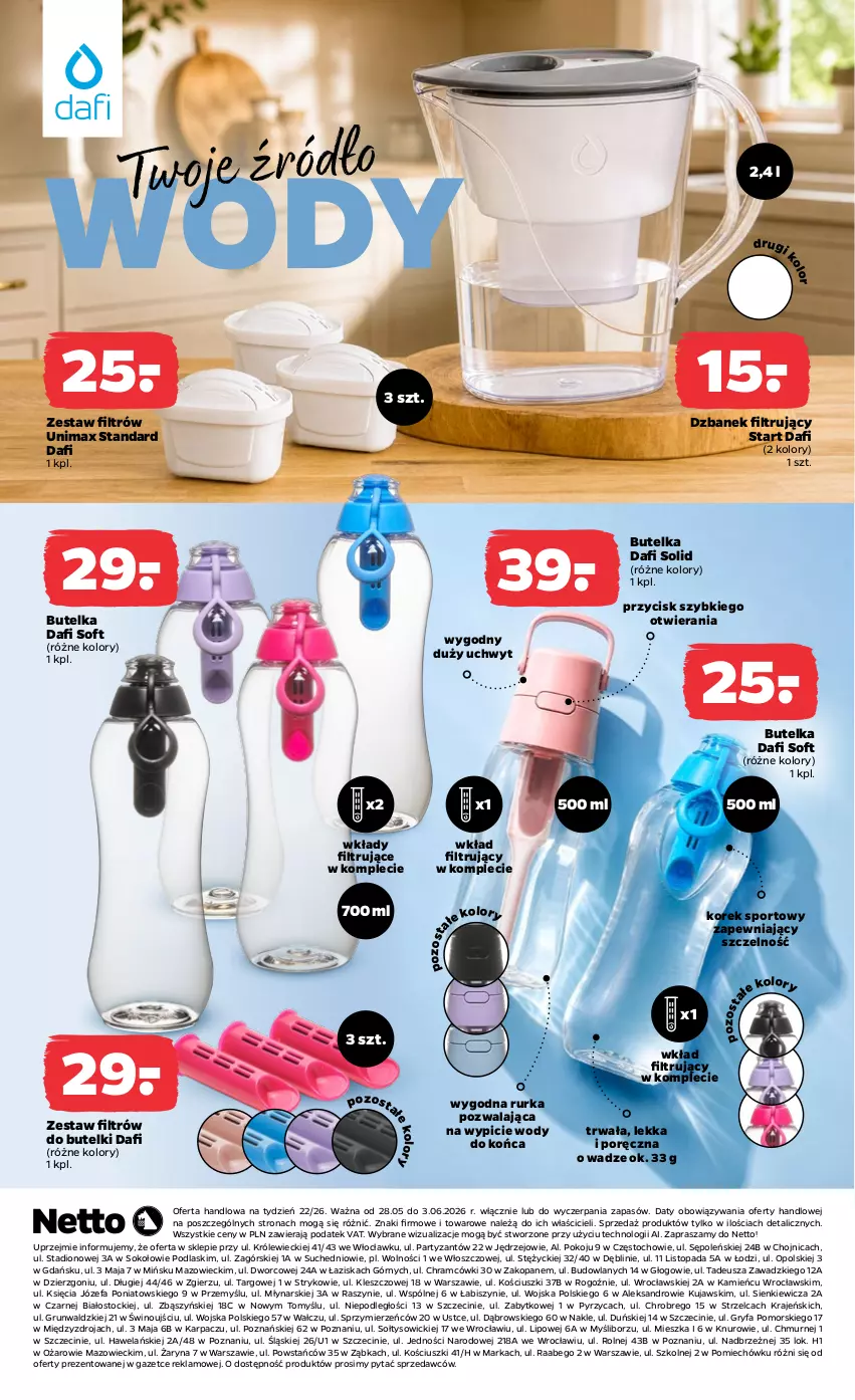 Gazetka promocyjna Netto - Od Czwartku - ważna 28.05 do 03.06.2026 - strona 8 - produkty: Dzbanek, Dzbanek filtrujący, Fa, Gry, Karp, Kujawski, Podlaski, Por, Sok, Sport, Stock, Top, Wino, Wkład filtrujący