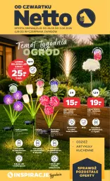 Gazetka promocyjna Netto - Od Czwartku - Gazetka - ważna od 03.06 do 03.06.2026 - strona 1 - produkty: Tulipan, Lampa, Ogród