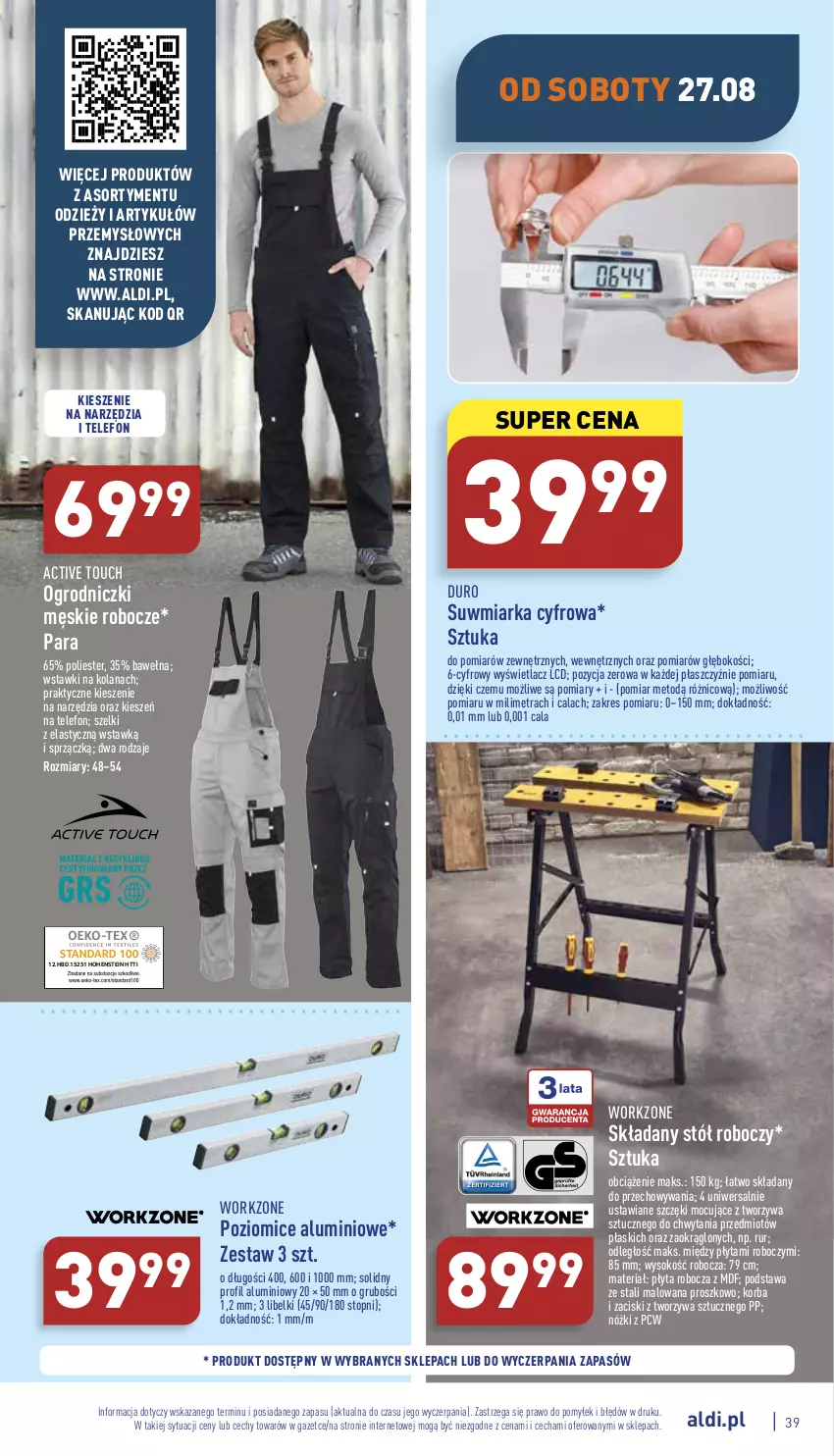 Gazetka promocyjna Aldi - Pełny katalog - ważna 22.08 do 28.08.2022 - strona 39 - produkty: Korba, LANA, Miarka, Płaszcz, Płyta, Sok, Stół, Telefon, Top, Wełna