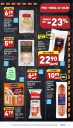 Gazetka promocyjna Aldi - Pełny katalog - Gazetka - ważna od 28.08 do 28.08.2022 - strona 15 - produkty: Piec, Kurczak, Filet z piersi kurczaka, Kiełbasa krakowska, Parówki, Parówki z szynki, Kawa, Szynka, Tarczyński, Kabanos, Schab pieczony, Kiełbasa