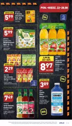 Gazetka promocyjna Aldi - Pełny katalog - Gazetka - ważna od 28.08 do 28.08.2022 - strona 21 - produkty: Sok pomarańczowy, Sok, Rum, Róża, Tymbark, Dzika róża, Syrop, Oshee, Napój niegazowany, Napój, Mięta, Herbapol, Magnez, Imbir