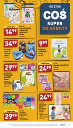 Gazetka promocyjna Aldi - Pełny katalog - Gazetka - ważna od 28.08 do 28.08.2022 - strona 35 - produkty: Układanka, Papier, Klej, Puzzle, Ravensburger, Play-Doh, Burger