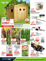 Gazetka promocyjna Leroy Merlin - Gazetka Leroy Merlin - Gazetka - ważna od 23.08 do 23.08.2022 - strona 22 - produkty: Klamka, Sos, Por, Noż, Kosiarka spalinowa z napędem, Chodnik, Nożyce, Kosz, Tran, Luxens, Sport, Płyta, Drzwi wejściowe, Drzwi, Nawóz, Ogród, Kosiarka