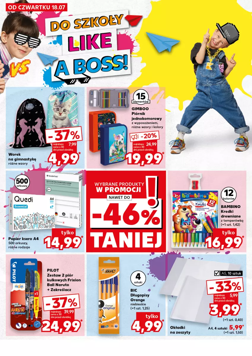 Gazetka promocyjna Kaufland - Kaufland - ważna 22.07 do 24.07.2024 - strona 26 - produkty: BIC, Długopis, Papier, Piórnik, Ser