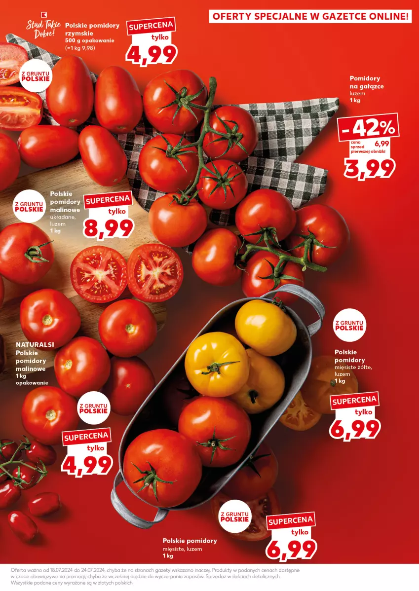 Gazetka promocyjna Kaufland - Kaufland - ważna 22.07 do 24.07.2024 - strona 9 - produkty: Grunt, Pomidory