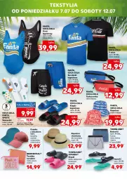 Gazetka promocyjna Kaufland - Kaufland - Gazetka - ważna od 09.07 do 09.07.2025 - strona 12 - produkty: Klapki, Torebka, Ser, Karp, Czapka, T-shirt, Coca-Cola, Skarpetki, Strój kąpielowy, Torba, Bikini, Fanta, Sprite, Bokserki, Fa