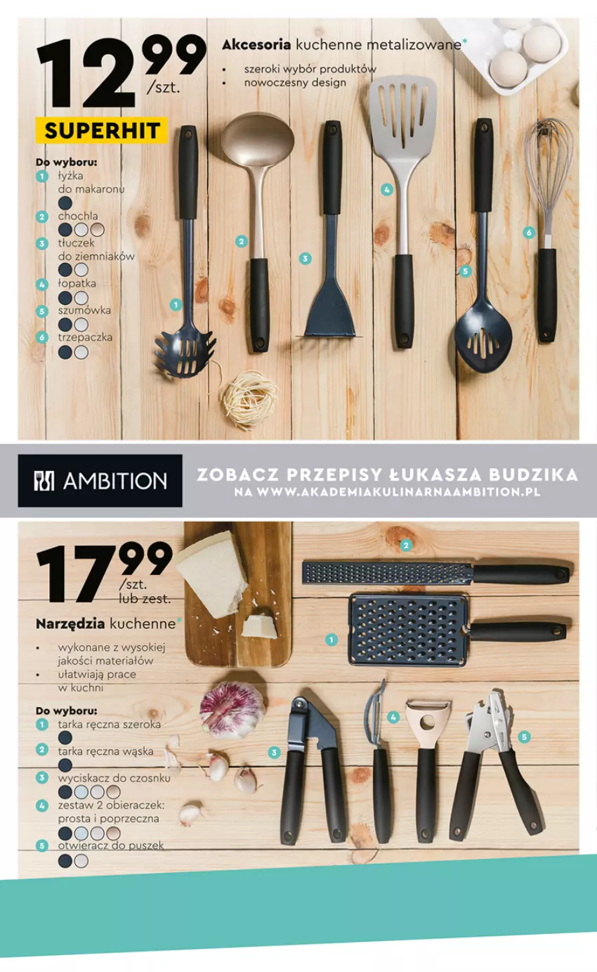 Gazetka promocyjna Biedronka - ważna 04.07 do 20.07.2022 - strona 24 - produkty: Makaron, Otwieracz, Sok, Tarka, Tłuczek, Trzepaczka