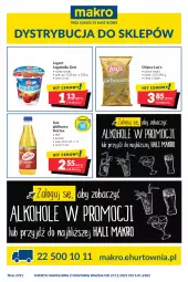 Gazetka promocyjna Makro - [Oferta promocyjna] Dostawy - Gazetka - ważna od 05.01 do 05.01.2022 - strona 1 - produkty: Sok, Zott, Bell, Jogurt, Chipsy, Sok jabłkowy, Bella, Jogobella, Lay’s, Hortex