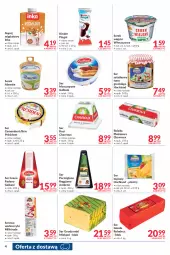 Gazetka promocyjna Makro - [Oferta promocyjna] Dostawy - Gazetka - ważna od 05.01 do 05.01.2022 - strona 4 - produkty: Ser topiony, Serek wiejski, Top, Ser, Koc, Gra, Inka, Brie, Président, Rolmlecz, Mascarpone, Sałat, Serek, Camembert, Ser kozi, Rolada, Hochland, Galbani, Gouda, Napój, Almette, Kinder