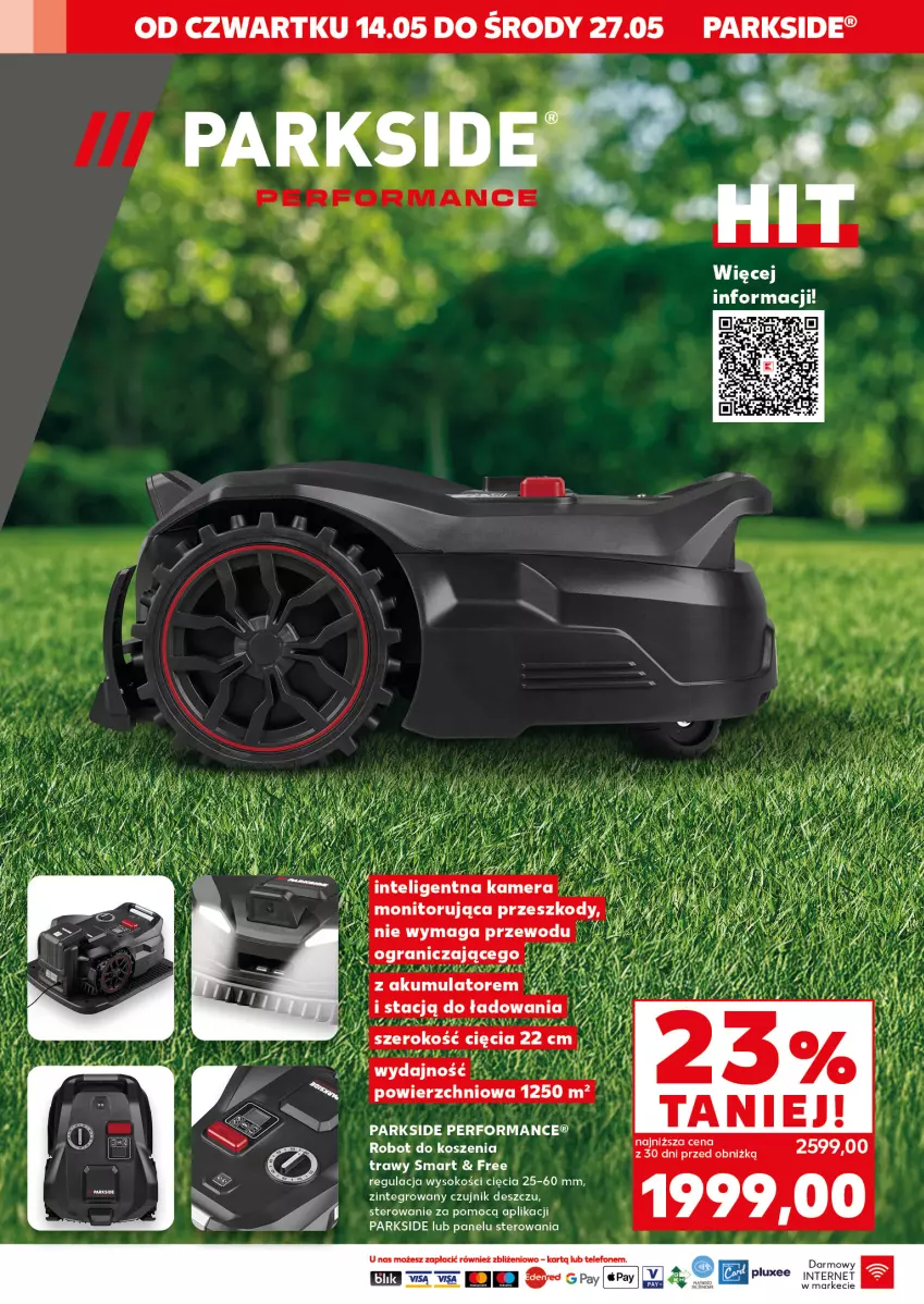 Gazetka promocyjna Kaufland - Kaufland - ważna 14.05 do 27.05.2026 - strona 2 - produkty: Akumulator, Intel, Kamera, Kosz, Monitor, Parkside, Robot, Sok, Telefon