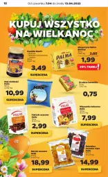 Gazetka promocyjna Netto - Gazetka spożywcza 7.04-13.04 - Gazetka - ważna od 13.04 do 13.04.2022 - strona 12 - produkty: Drożdże, Daktyle, Palma, Margaryna, Helio