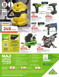 Gazetka promocyjna Leroy Merlin - Ogród  na balkonie - Gazetka - ważna od 27.05 do 27.05.2021 - strona 24 - produkty: Piec, Odkurzacz, Mus, Gin, Gra, Papier, Wiertarka, Kärcher, O nas, Tarka, Wkręt, Kompresor olejowy, Torba, Młot, Młotowiertarka, Wkrętarka, Bateria, Celma, Piła ukosowa, Waga, Olej, Odkurzacz warsztatowy, Kompresor, Sprzedawcy, Akumulator