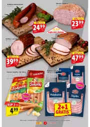 Gazetka promocyjna Prim Market - Gazetka - ważna od 07.02 do 07.02.2024 - strona 3 - produkty: Piec, Polędwica, Cheddar, Parówki sokoliki, Sos, Sok, Ser, Sokołów, Pekpol, Parówki, Kiełbasa podwawelska, Wawel, Szynka konserwowa, Szynka, Chleb, Kiełbasa, LG