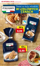 Gazetka promocyjna Lidl - TYDZIEŃ WŁOSKI - Gazetka - ważna od 05.05 do 05.05.2021 - strona 36 - produkty: Ser, Croissant, Deser, Biszkopty