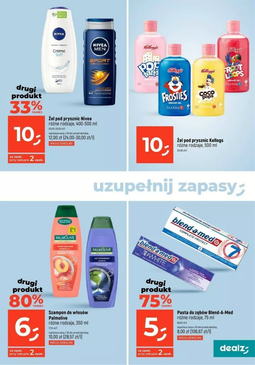 Gazetka promocyjna Dealz - ważna 06.06 do 12.06.2024 - strona 23 - produkty: Blend-a-Med, Nivea, Palmolive, Pasta do zębów, Szampon