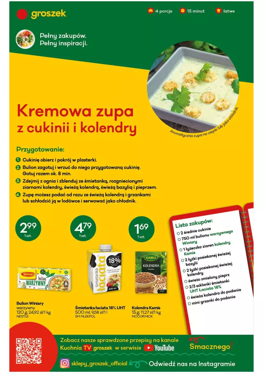 Gazetka promocyjna Groszek - Gazetka - ważna 07.10 do 19.10.2021 - strona 2 - produkty: Gra, Kolendra, Por