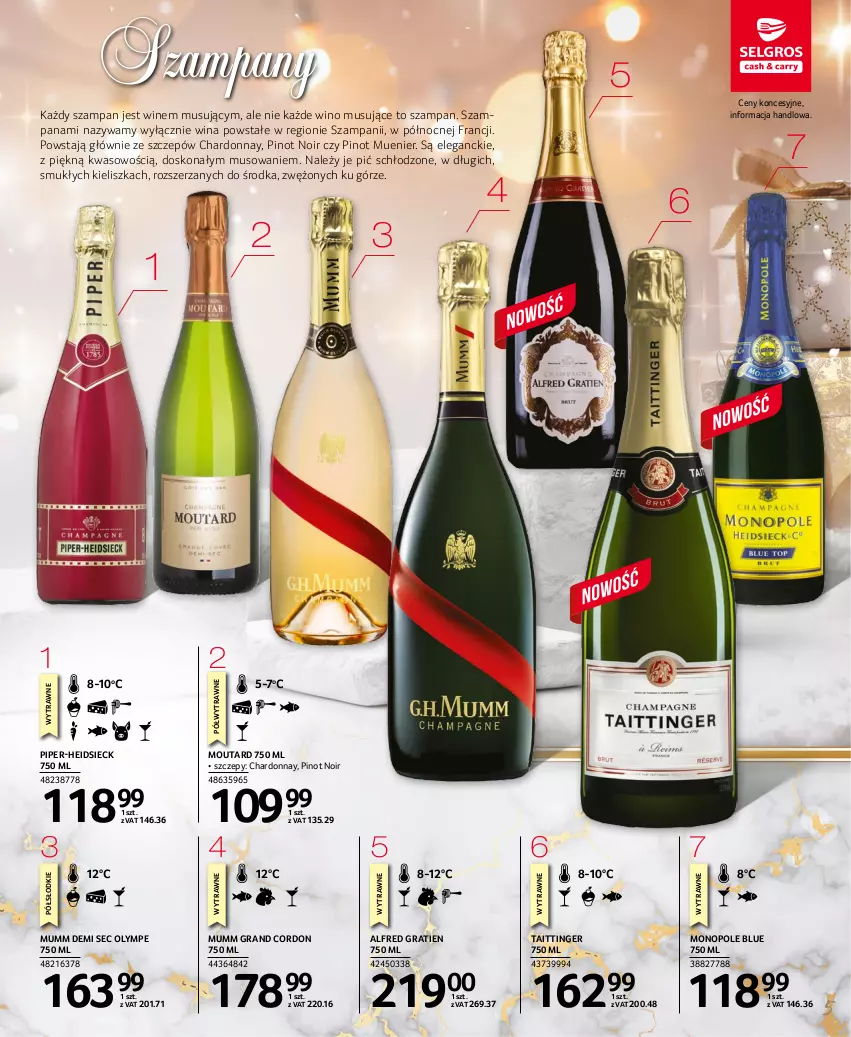 Gazetka promocyjna Selgros - Katalog Wina - ważna 01.12 do 14.12.2022 - strona 5 - produkty: Chardonnay, Gra, Mus, Wino, Wino musujące