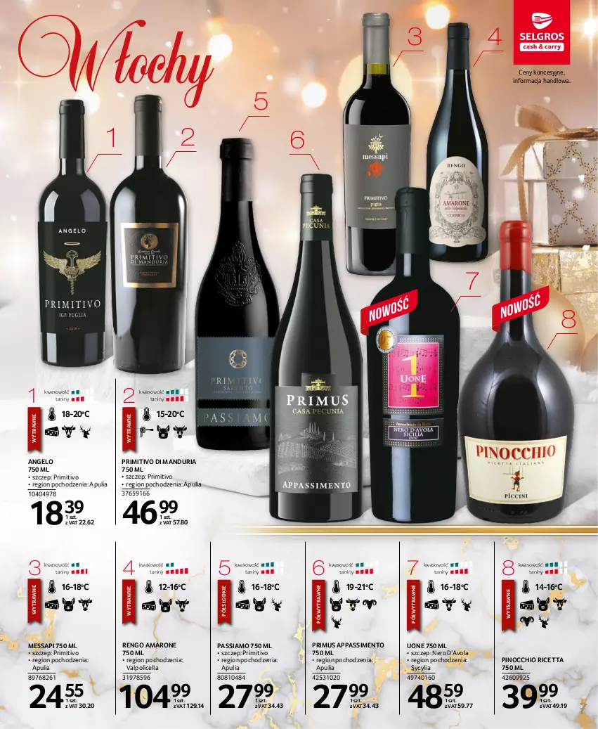 Gazetka promocyjna Selgros - Katalog Wina - ważna 01.12 do 14.12.2022 - strona 7 - produkty: Mus, Valpolicella