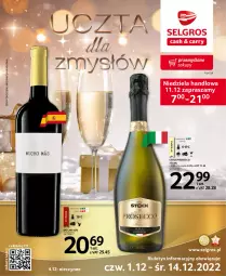 Gazetka promocyjna Selgros - Katalog Wina - Gazetka - ważna od 14.12 do 14.12.2022 - strona 1 - produkty: Stock, Prosecco, LG