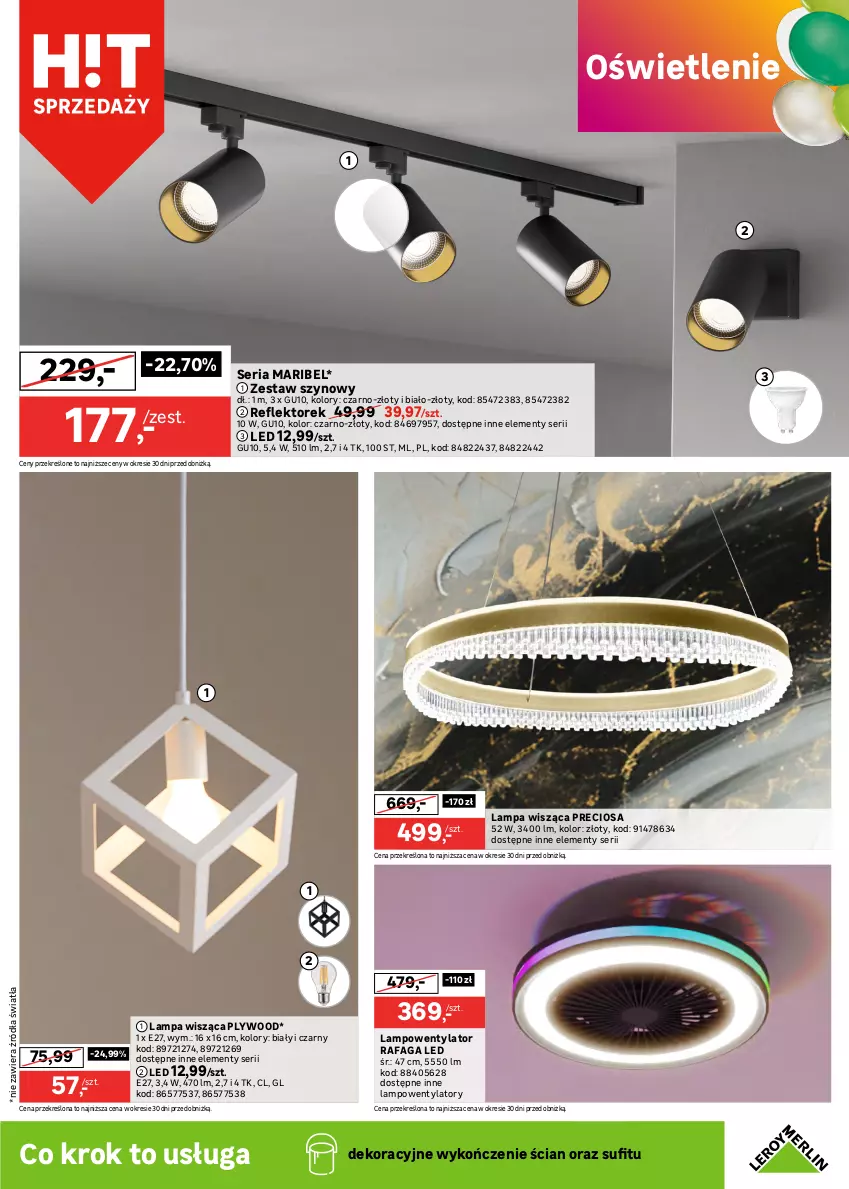 Gazetka promocyjna Leroy Merlin - Gazetka Leroy Merlin - ważna 14.05 do 03.06.2025 - strona 13 - produkty: Billy, Dywan, Fa, Firana, Gra, Karnisz, Lampa, Lampa wisząca, Listwa, Olej, Poduszka, Rama, Reflektor, Roleta, Ser, Szyna, Tran, Zasłona