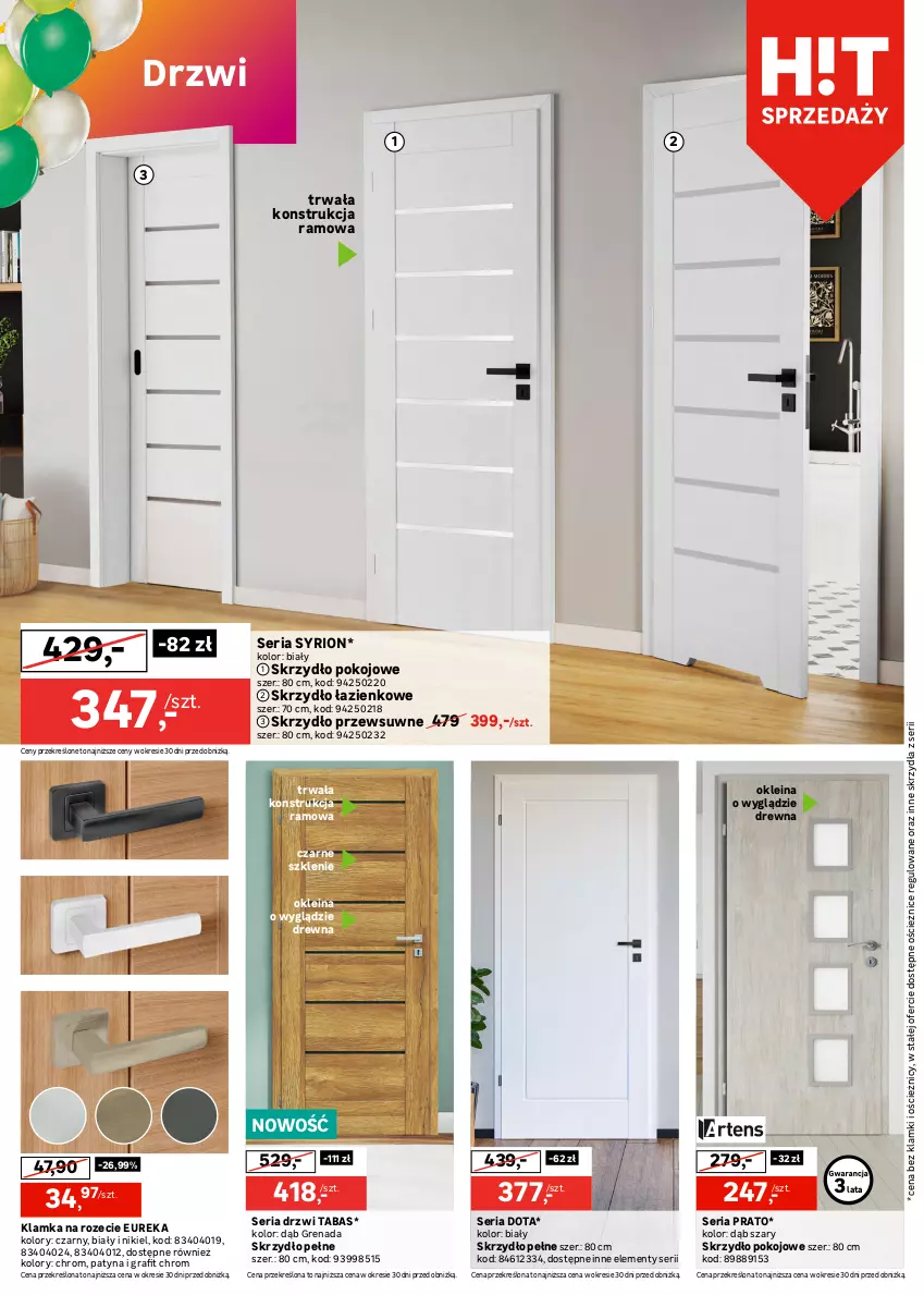 Gazetka promocyjna Leroy Merlin - Gazetka Leroy Merlin - ważna 14.05 do 03.06.2025 - strona 14 - produkty: Drzwi, Drzwi wejściowe, Gra, Klamka, Okno, Ser