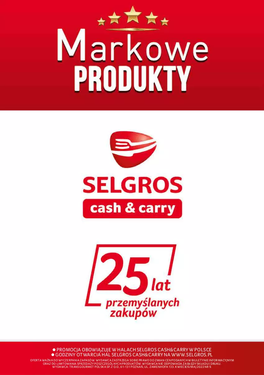 Gazetka promocyjna Selgros - Katalog Markowe Produkty - ważna 19.04 do 04.05.2022 - strona 24 - produkty: Cień, Fa, LG, Tran
