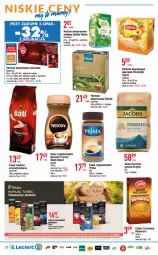 Gazetka promocyjna E Leclerc - Gazetka - ważna od 18.06 do 18.06.2022 - strona 20 - produkty: Tchibo, Kawa rozpuszczalna, Gin, BIC, Cukier, Kawa ziarnista, Rama, Sati, Kawa mielona, Kawa, Dilmah, Sante, Lack, Lipton, Prima, Teekanne, Cukier trzcinowy, Jacobs, Herbata, Herbapol