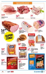 Gazetka promocyjna E Leclerc - Gazetka - ważna od 18.06 do 18.06.2022 - strona 27 - produkty: Polędwica, Mięso wołowe, Sos, Sok, Sokołów, Parówki, Parówki z szynki, Madej Wróbel, Szynka, Kaszanka, Grill, Kasza, Kiełbasa, Olewnik, Mięso, Kiełbasa śląska