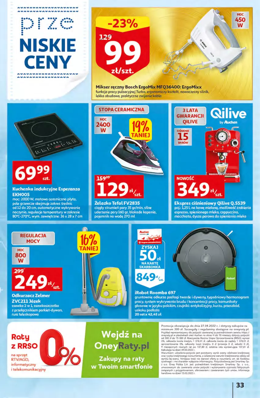 Gazetka promocyjna Auchan - przeNISKIE CENY przesmaczna Wielkanoc Hipermarkety - ważna 07.04 do 16.04.2022 - strona 33 - produkty: Ser, Smartfon