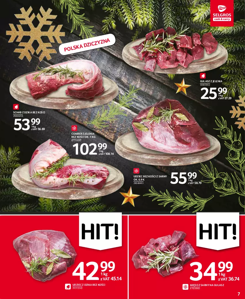 Gazetka promocyjna Selgros - Oferta spożywcza - ważna 02.12 do 15.12.2021 - strona 7 - produkty: Mięso