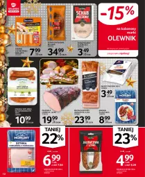 Gazetka promocyjna Selgros - Oferta spożywcza - Gazetka - ważna od 15.12 do 15.12.2021 - strona 12 - produkty: Piec, Polędwica, Ser, Parówki, Parówki z szynki, Pasztet, Szynka, Wędlina, Boczek, Kabanos, Schab pieczony, Kiełbasa, Olewnik, Kiełbasa śląska, Fa