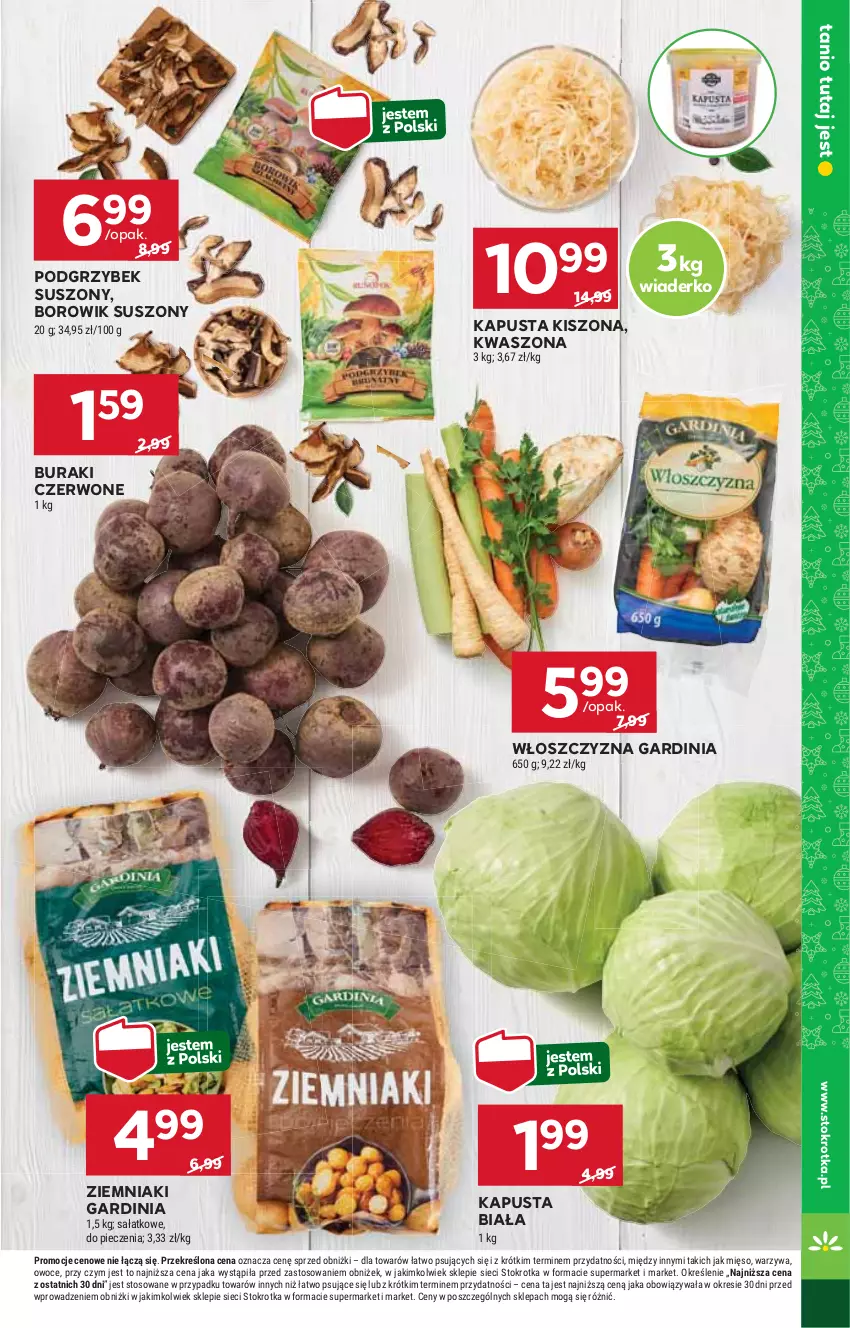 Gazetka promocyjna Stokrotka - Supermarket Opole/Radom - ważna 12.12 do 18.12.2024 - strona 9 - produkty: Buraki, HP, Ziemniaki