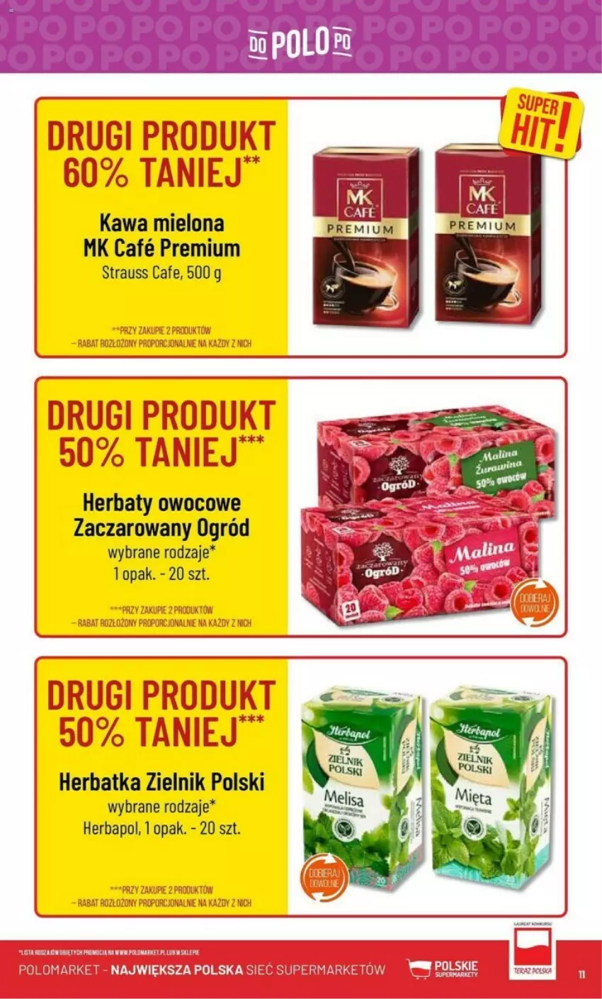 Gazetka promocyjna PoloMarket - ważna 24.01 do 30.01.2024 - strona 3 - produkty: Herbapol, Kawa, Kawa mielona, Ogród, Por