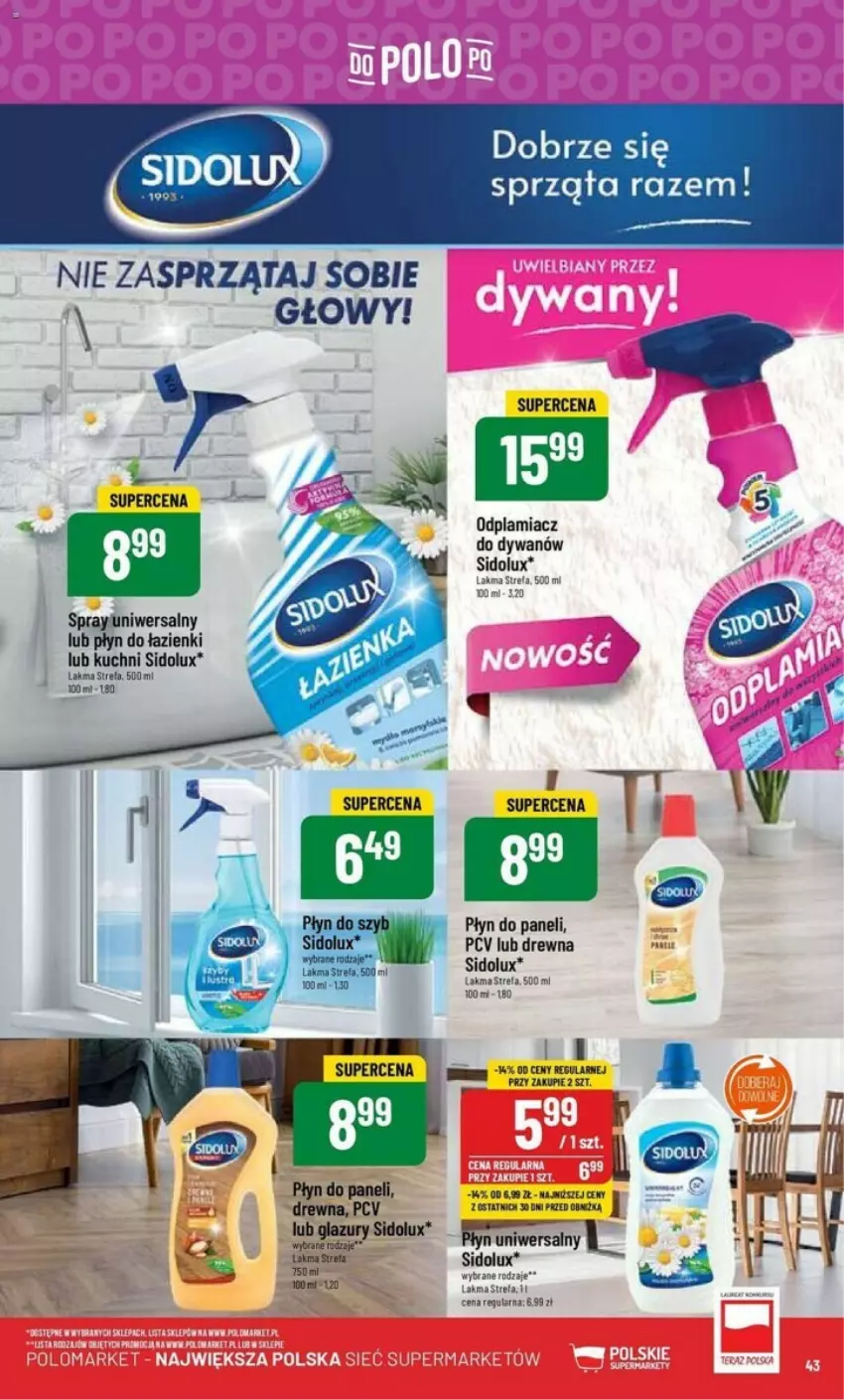 Gazetka promocyjna PoloMarket - ważna 24.01 do 30.01.2024 - strona 38 - produkty: Dywan, Fa, Odplamiacz, Sidolux