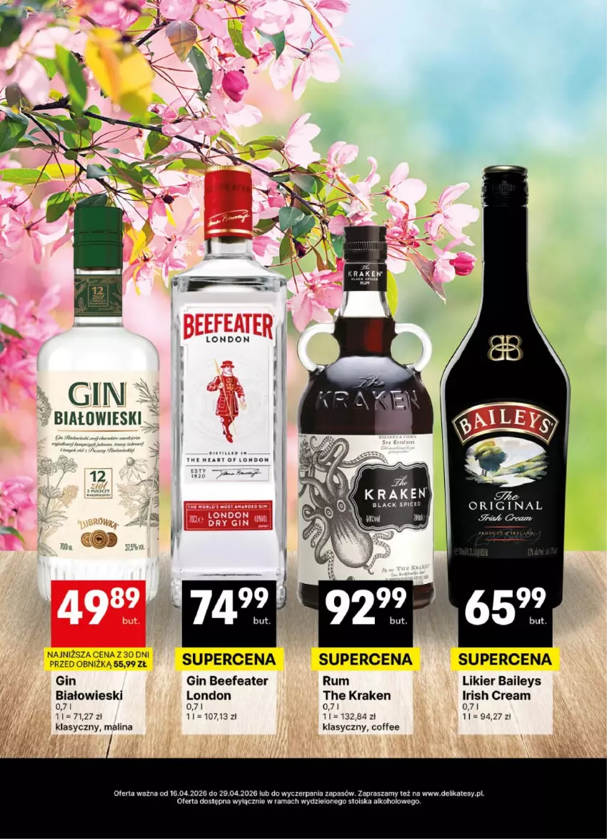 Gazetka promocyjna Delikatesy Centrum - Delibarek DC16-DC17 - ważna 16.04 do 29.04.2026 - strona 17 - produkty: Fa, Gin, Lack, Likier, Rama, Rum