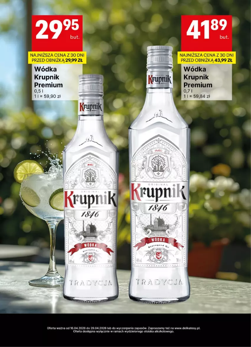 Gazetka promocyjna Delikatesy Centrum - Delibarek DC16-DC17 - ważna 16.04 do 29.04.2026 - strona 9 - produkty: Krupnik, Rama, Wódka