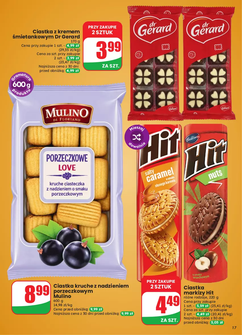 Gazetka promocyjna Dino - Gazetka 43 / 2026 - ważna 21.10 do 27.10.2026 - strona 17 - produkty: Ciastka, Dr Gerard, Por
