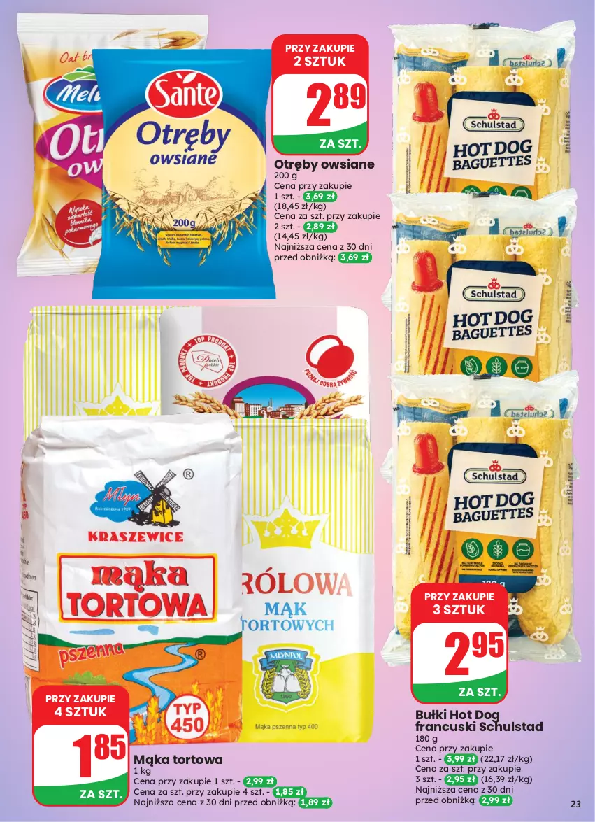 Gazetka promocyjna Dino - Gazetka 43 / 2026 - ważna 21.10 do 27.10.2026 - strona 23 - produkty: Hot dog, Mąka, Mąka tortowa