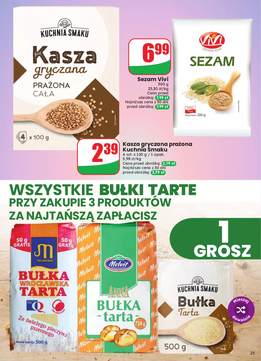 Gazetka promocyjna Dino - Gazetka 43 / 2026 - ważna 21.10 do 27.10.2026 - strona 25 - produkty: Gry, Kasza, Kasza gryczana, Kuchnia, Sezam