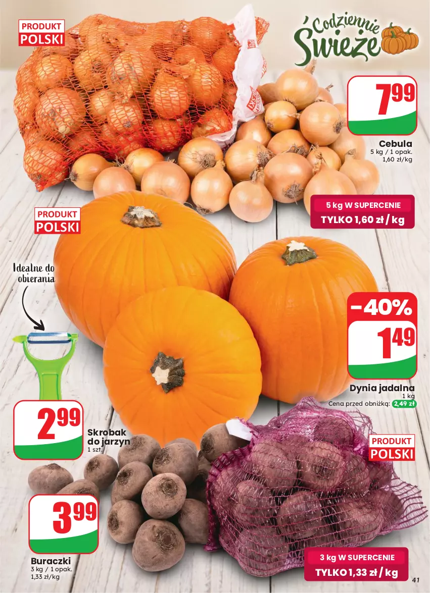 Gazetka promocyjna Dino - Gazetka 43 / 2026 - ważna 21.10 do 27.10.2026 - strona 41 - produkty: Buraczki, Cebula
