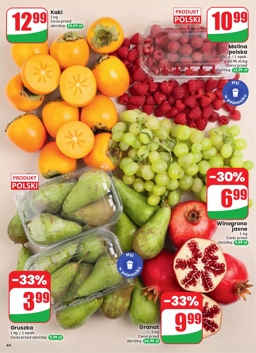 Gazetka promocyjna Dino - Gazetka 43 / 2026 - ważna 21.10 do 27.10.2026 - strona 44 - produkty: Gra, Granat, Kaki, Wino