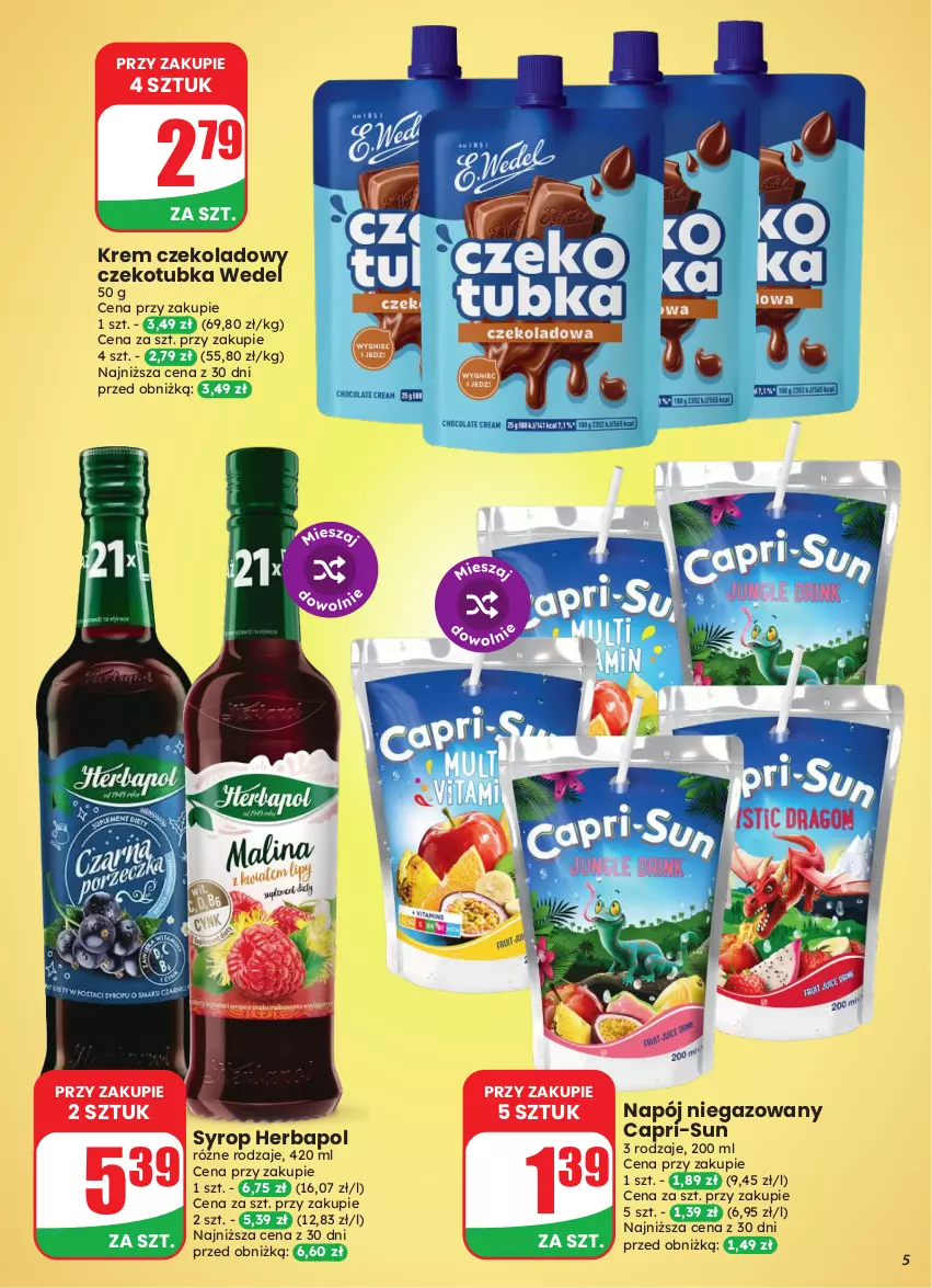 Gazetka promocyjna Dino - Gazetka 43 / 2026 - ważna 21.10 do 27.10.2026 - strona 5 - produkty: Herbapol, Napój, Napój niegazowany, Syrop
